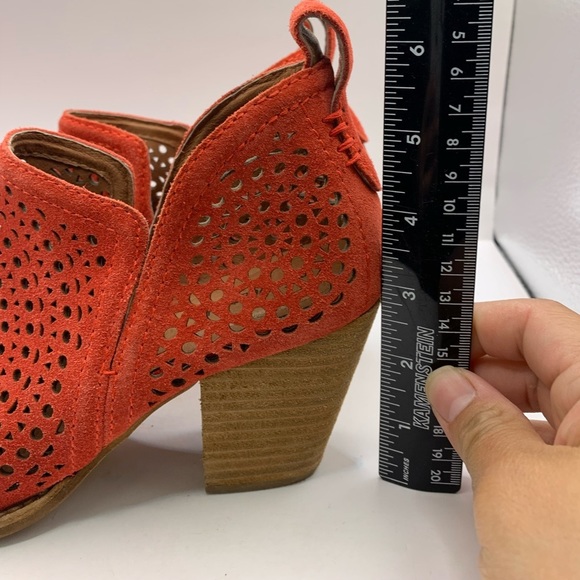 Jeffrey Campbell Red Boots Size 7 suede - Picture 3 of 7